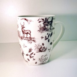 Mug Cerf Grenat