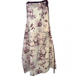 Tablier Cerf Grenat