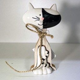 Chat Deco Noir