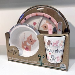 Set Vaisselle Enfant Miaou