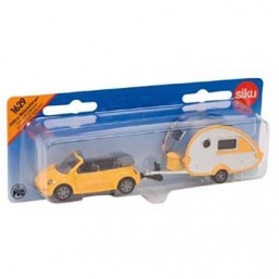 Voiture avec caravane 