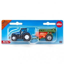 Tracteur avec épandeur 